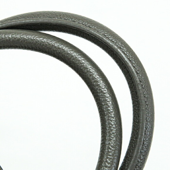 Saint Laurent Cabas Rive Gauche Leather Shoulder Bag Grey - Picture 6 of 10